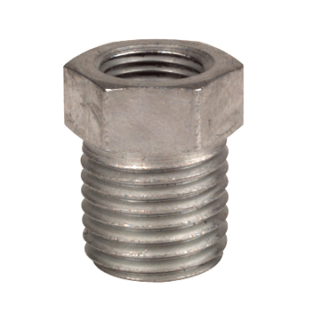 40996 by Alemite | Bushing Fitting Accessory | Thread: 3/8" Male NPTF | Thread: 1/4" Female NPTF