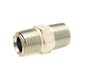 41729 by Alemite | Adapter | Thread: 3/8" Male NPTF | Male/Female Thread: 3/8" Male NPTF | Straight