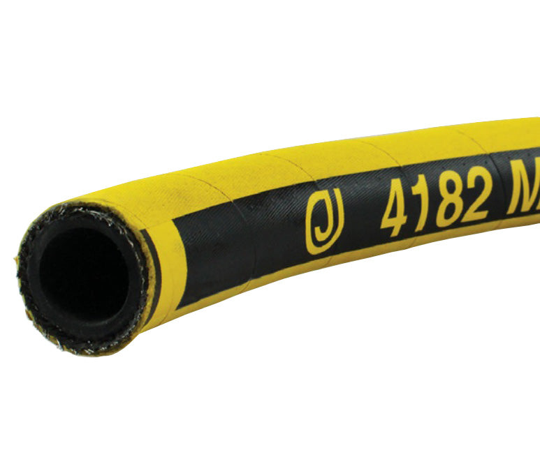 4182-0075-050 by Jason Industrial | 4182 Series | MSHA Mine Spray Hose | NBR/SBR | 3/4" ID | 1.22" OD | 1000 PSI | Yellow | 50ft