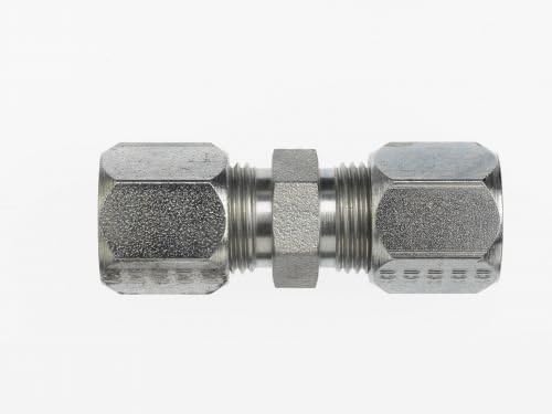 C2403-08-08-SS by Brennan Inc. | -08 Bite Type x -08 Bite Type Tube Union | Straight | Stainless Steel