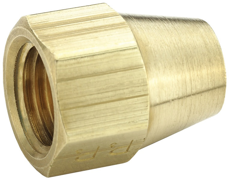 41FS-4 by Dixon Valve | SAE 45° Flare Adapter | Short Nut | 1/4" Tube Size | Brass