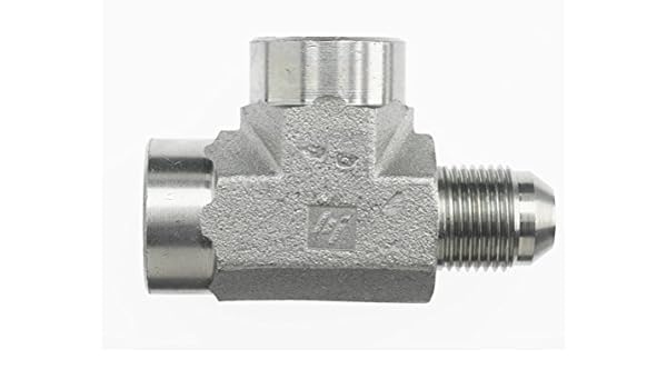 2609-16-16-16-FG by Brennan Inc. | -16 Male JIC x -16 Female Pipe x -16 Female Pipe | Tee | Forged Steel