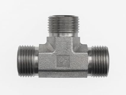 FS2603-16-16-12-FG by Brennan Inc. | -16 Male Face Seal x -16 Male Face Seal x -12 Male Face Seal | Tee | Forged Steel