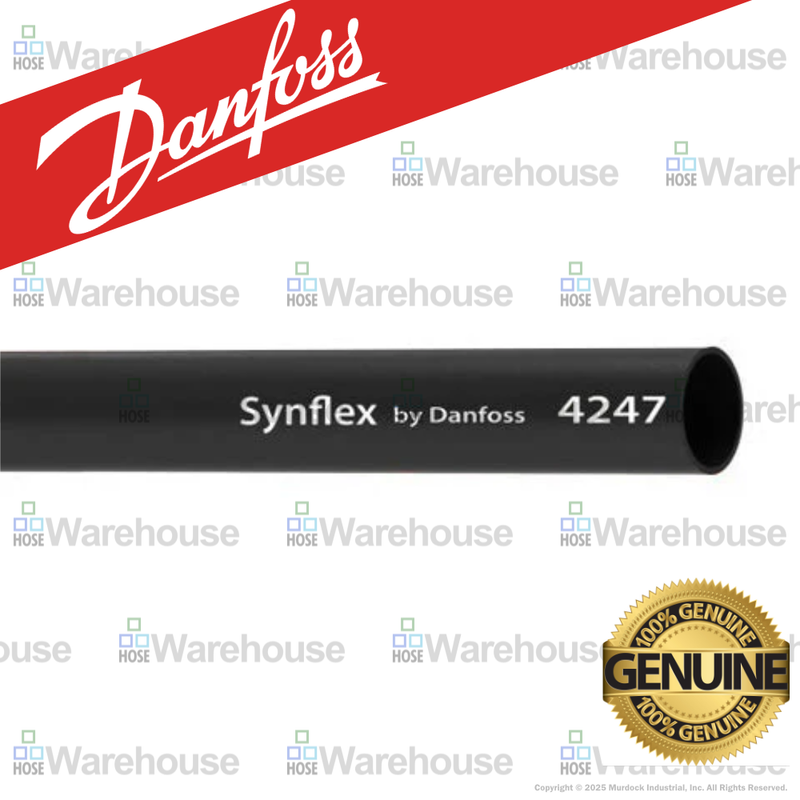 4247-04106 Synflex Solstice by Danfoss | 4247 Eclipse | Type A Truck Air Brake Tubing | 0.25" Tube OD | 0.17" Tube ID | 0.04" Wall Thickness | Black | 6000 ft Length (Non-Continuous)