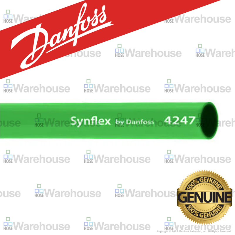 4247-04156 Synflex Solstice by Danfoss | 4247 Eclipse | Type A Truck Air Brake Tubing | 0.25" Tube OD | 0.17" Tube ID | 0.04" Wall Thickness | Green | 6000 ft Length (Non-Continuous)