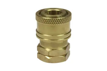 110ST by Coilhose | Straight Through Series Coupler | 1/4" Female NPT Thread | Straight | Brass