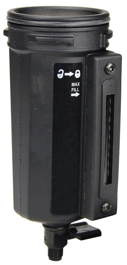 4303-77R by Dixon Valve | Series 1 | Metal Bowl with Liquid Level Indicator and 1/4 Turn Manual Drain | Used On L74 Series 1 Lubricators