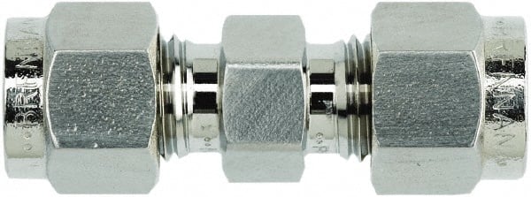 NS2403-16-16-SS by Brennan Inc. | -16 Instrumentation Fitting x -16 Instrumentation Fitting Single Ferrule | Straight | Stainless Steel