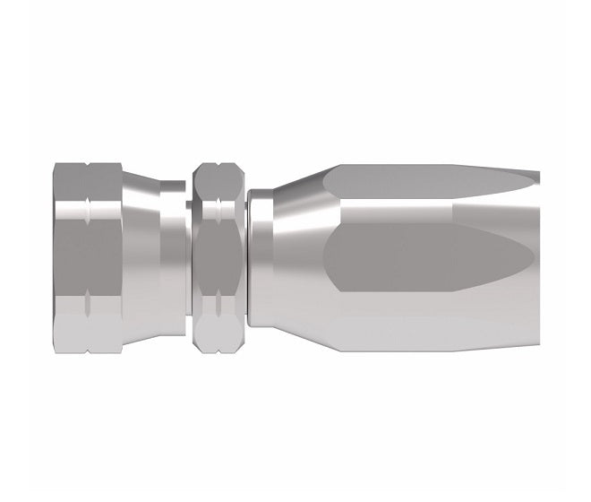 4401-8S Aeroquip by Danfoss | Female SAE 45° Swivel 100R5 Reusable Hose Fitting (3 Piece) | -08 Female SAE 45° Swivel x -08 Reusable Hose End | Steel