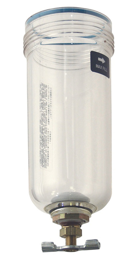 4425-50RL by Dixon Valve | Series 1 | Transparent Bowl with Manual Drain | Used On L73 Series 1 Lubricators