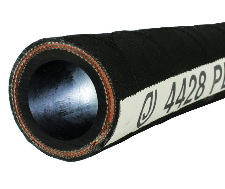 4428-0200-100 by Jason Industrial | 4428 Series | Plaster and Grout Hose | NR/BR | 2" ID | 2.76" OD | 800 PSI | Black | 100ft