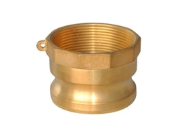 44915 (44-915) by Midland | Cam and Groove (Lite Pattern) | Type A | 2" Male Adapter x 2" Female NPT | Straight | Brass