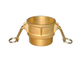 44930 (44-930) by Midland | Cam and Groove (Lite Pattern) | Type B | 6" Female Coupler x 6" Male NPT | Straight | Brass