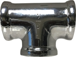 45250 by Midland | Fitting | 1/8" Female Pipe x 1/8" Female Pipe x 1/8" Female Pipe | Tee | Chrome Plated Bronze
