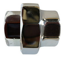 45600 by Midland | Union Fitting | 1/8" Female Pipe x 1/8" Female Pipe | Straight | Chrome Plated Bronze