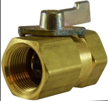 46924 (46-924) by Midland | Miniature Ball Valve | 1/2" Female Pipe x 1/2" Female Pipe | Straight | Brass