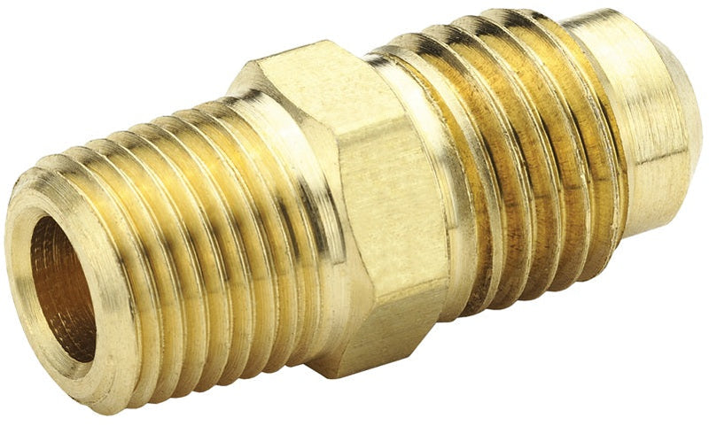 48F-6-6 by Dixon Valve | SAE 45° Flare Male Connector Adapter | 3/8" Male SAE 45° Flare x 3/8" Male NPT | Brass