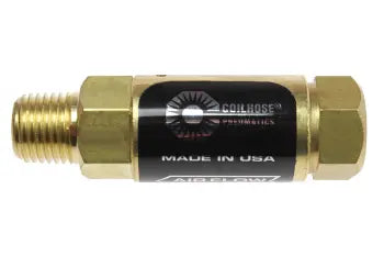 4214-70PS by Coilhose | Pre-Set In-Line Pressure Regulator 1/4" | 70 PSI | Brass