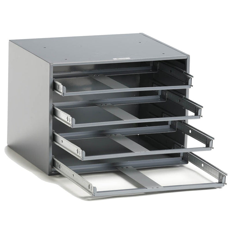 4CB-SR by Parker | Easy Glide Slide Rack | 20" Width x 15.75" Depth x 15" Height | Gray | Steel