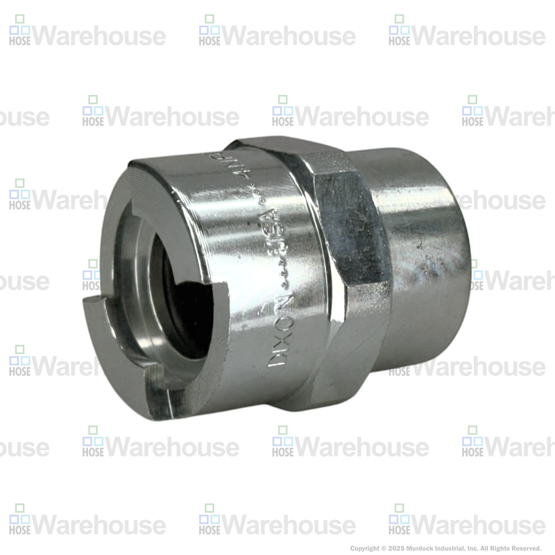 4NF6 by Dixon Valve | Pneumatic Quick Disconnect Coupling | Dix-Lock® N-Series | 3/4" Female NPTF x 1/2" Body Size | Socket | Nitrile Seal | Steel