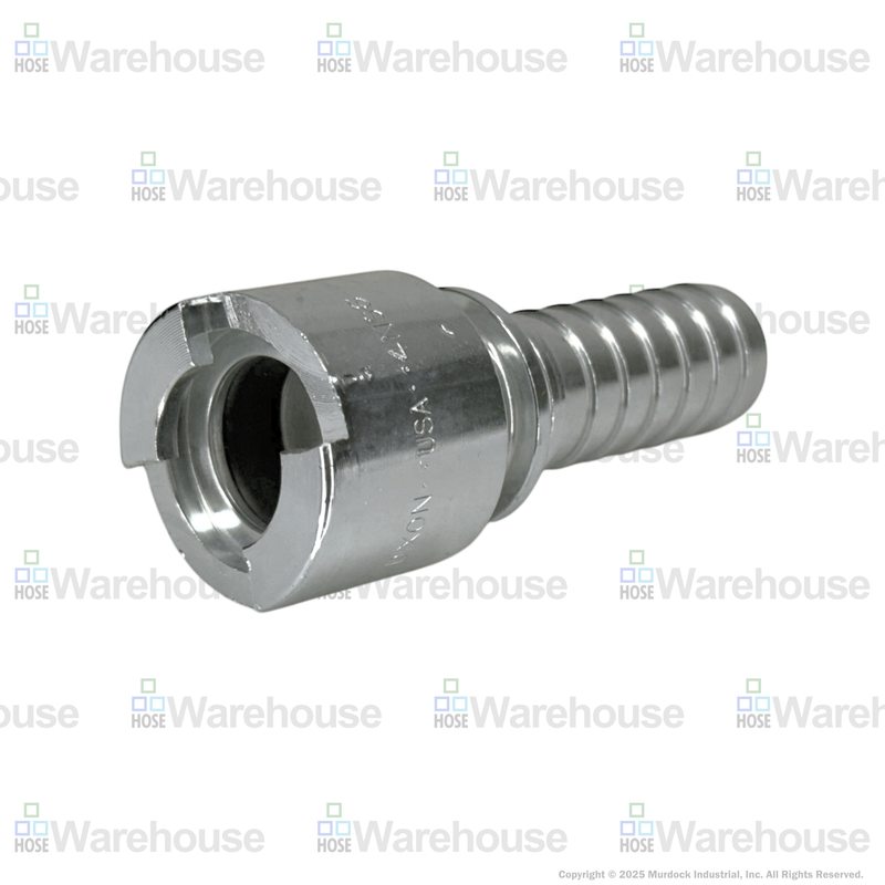 4NS6 by Dixon Valve | Pneumatic Quick Disconnect Coupling | Dix-Lock® N-Series | Hose Barb | 3/4" Hose ID x 1/2" Body Size | Socket | Nitrile Seal | Steel