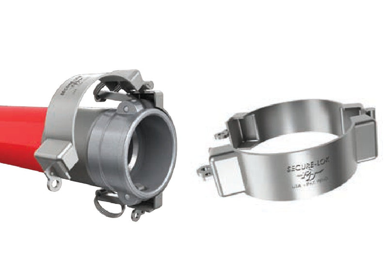 5007740 by PT-Coupling | SECURE-LOK™ Locking System for Cam & Groove Couplings | 4" | Stainless Steel