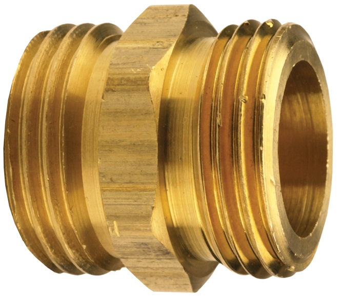 Dixon BN6 Brass Fire Hose Nozzle - 3/4" GHT, 6" Length Plain Nozzle For Fire Equipment