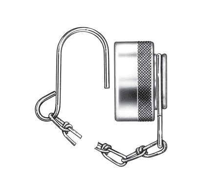 FD86-1018-20 Hansen® by Danfoss | Quick Disconnect Coupling | FD86 Series | Dust Cap with Chain | 1-1/4" Body Size | Steel