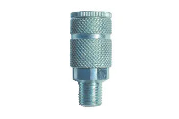 162S by Coilhose | Steel Coupler | 1/4" Male NPT Automotive Interchange | Coupler | Straight | Plated Steel