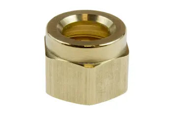 CN06 by Coilhose | Nylon Hose Fitting | Nut | 3/8" Hose ID | Straight | Brass