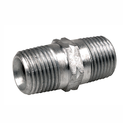 51888 by Alemite | Adapter | Thread: 1/2" Male NPTF | Male/Female Thread: 1/2" Male NPTF | Straight