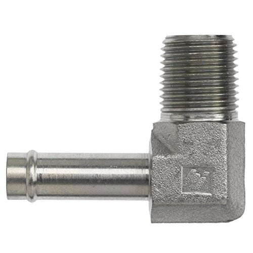 4501-20-20-FG by Brennan Inc. | -20 Hose Barb x -20 Male Pipe | 90° Elbow | Forged Steel