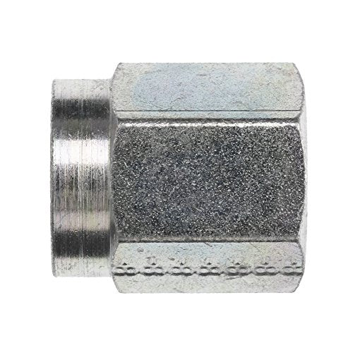 V0318-08 by Brennan Inc. | -08 Female JIC Flareless Nut | Steel