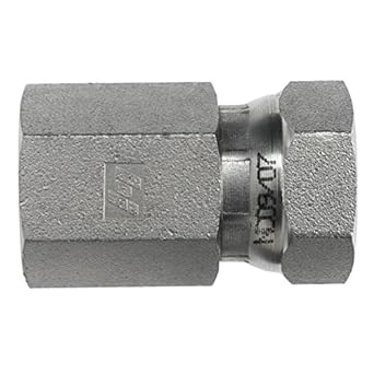 1405-24-24 by Brennan Inc. | -24 Female Pipe x -24 Female Pipe Swivel | Straight | Steel