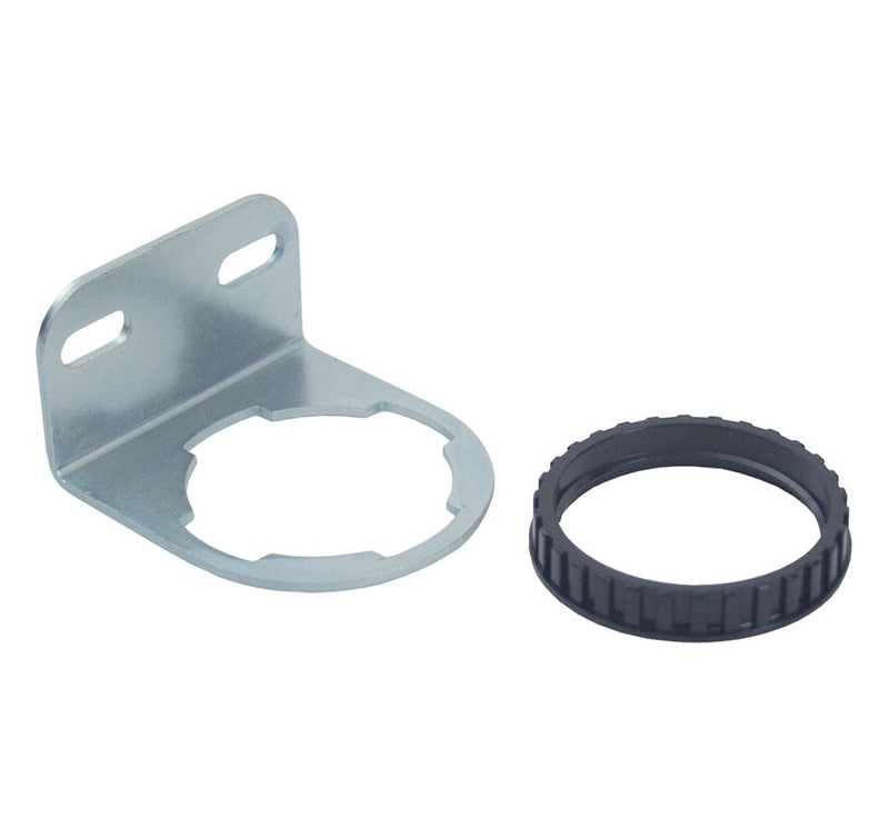 5203-06 by Dixon Valve | Series 1 | Regulator Mounting Bracket | with Plastic Panel Nut | Used On Series 1 Filter/Regulator/Lubricators B08, R08