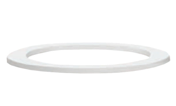 5504650 (W50ASY) by PT-Coupling | Replacement NPSH & NPSM Straight Thread Gasket | 5" Size | White Nitrile Food Grade