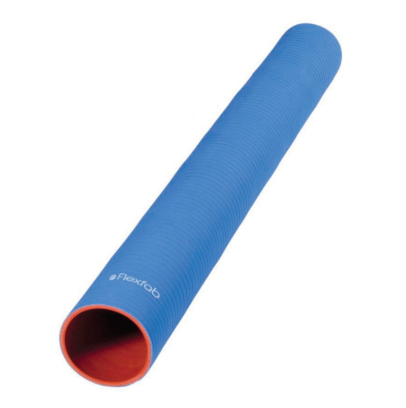 5515-387 by FlexFab | Series 5515 | 3-ply Coolant Hose | 3.88" ID | 4.20" OD | Blue | 3ft Length