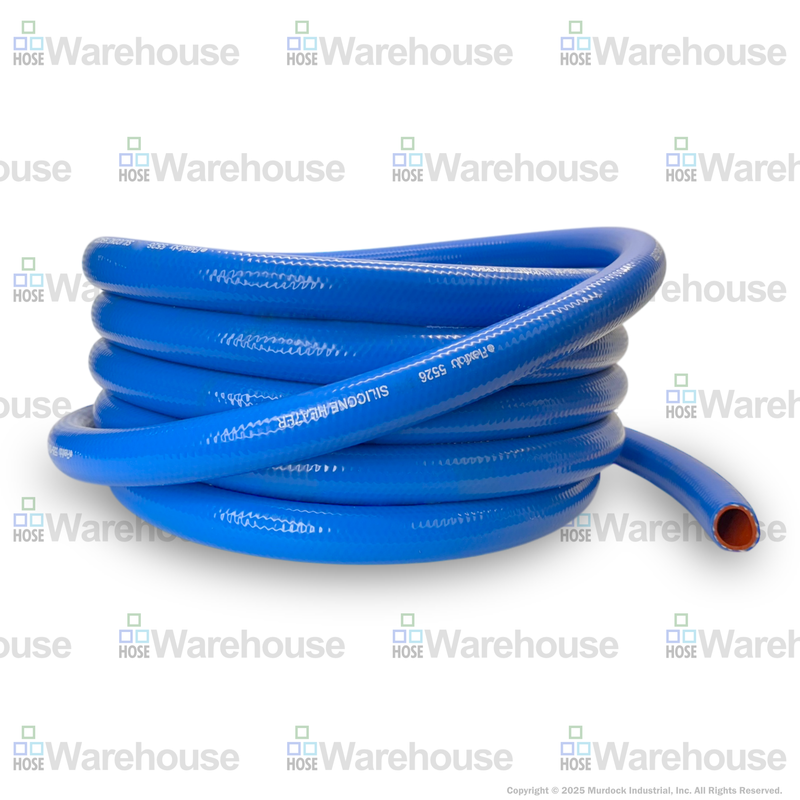 5526-038x50 by FlexFab | Series 5526 | 1-ply Standard Heater Hose | 0.38" ID | 0.71" OD | Blue | 50ft Boxes