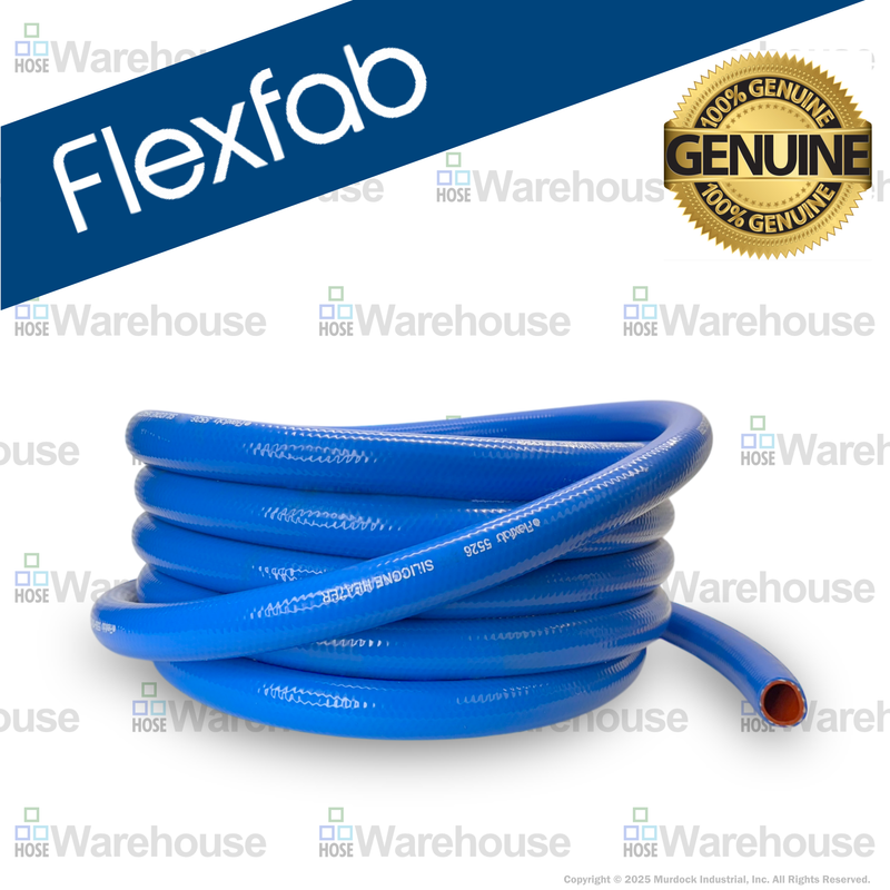 5526-100x50 by FlexFab | Series 5526 | 1-ply Standard Heater Hose | 1.00" ID | 1.33" OD | Blue | 50ft Boxes
