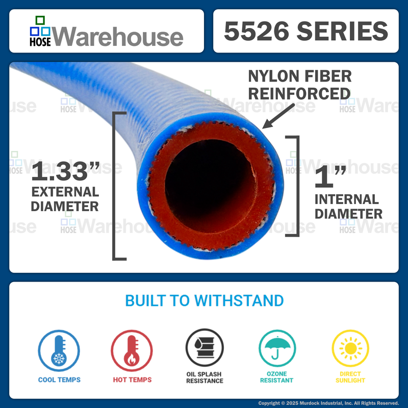 5526-100x50 by FlexFab | Series 5526 | 1-ply Standard Heater Hose