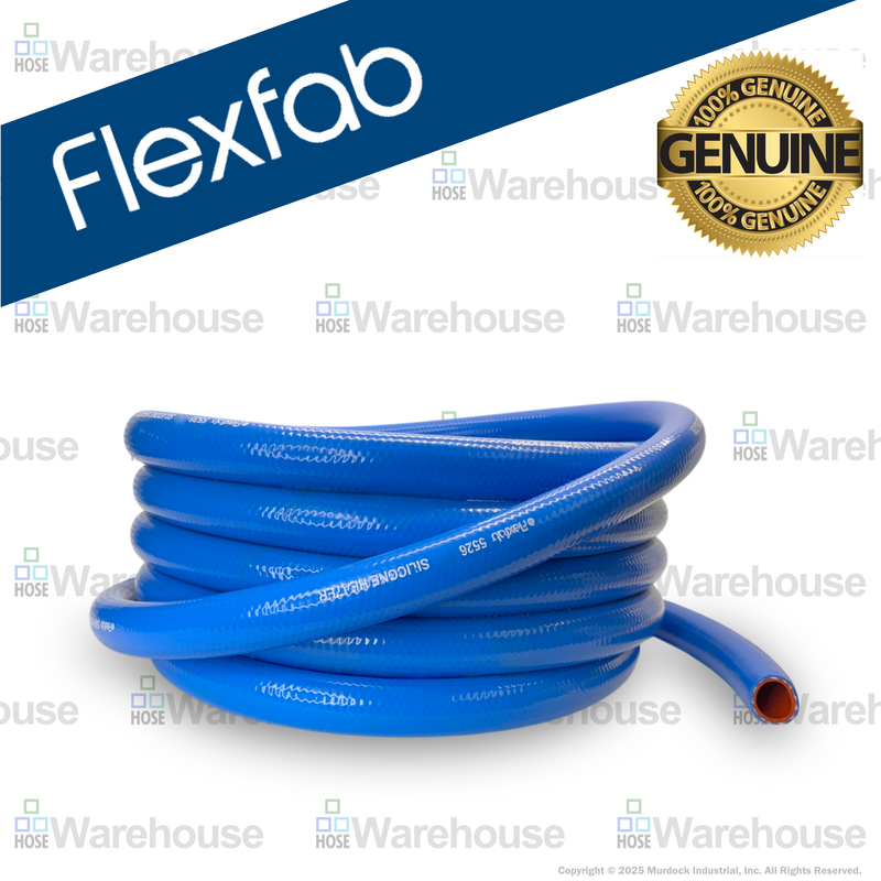 5526-125x50 by FlexFab | Series 5526 | 1-ply Standard Heater Hose | 1.25" ID | 1.58" OD | Blue | 50ft Boxes