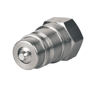 560049-16-16 Hansen® by Danfoss | Quick Disconnect Coupling | 5600 Series | 1" Female NPTF x 1" ISO 7241 Type A | Plug | Buna-N Seal | Stainless Steel