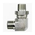 5700-04-04-FG by Brennan Inc. | -04 Male Pipe x -04 Male Pipe Swivel | 90° Elbow | Forged Steel