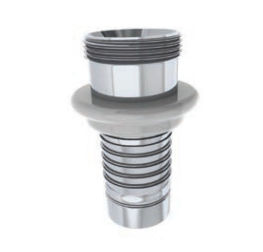 5773011 (30BSMC50) PROGRIP™ by PT-Coupling | Type BSMC50 | Sanitary C50 Crimp Fitting | 3" Bevel Seat Male Body with Bumper x 3" Hose Barb | 304 Stainless Steel