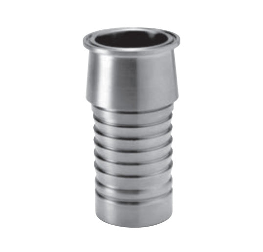 5780709 (07TCC50X) PROGRIP™ by PT-Coupling | Type TCC50X | Sanitary C50 Crimp Fitting | 3/4" Tri-Clamp Body x 3/4" Hose Barb | 304 Stainless Steel