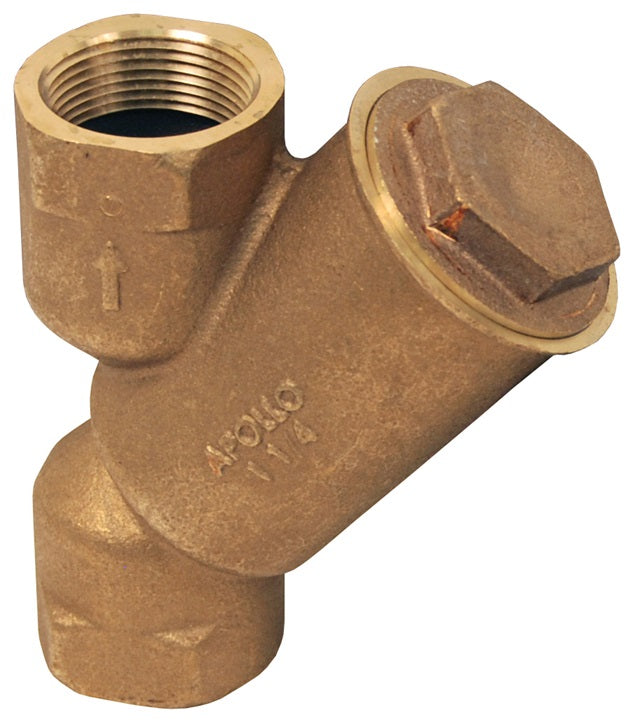 59-002 by Dixon Valve | Y Line Strainer | 50 x 50 Mesh Screen | 3/8" Female NPT x 3/8" Female NPT | Cast Bronze