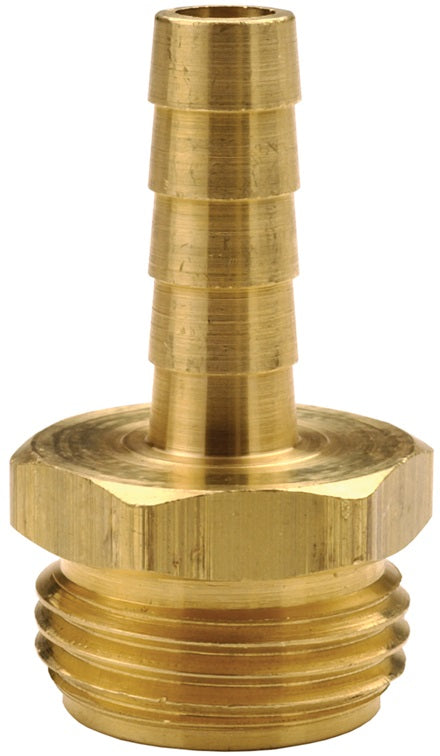 5900612C by Dixon Valve | Standard Shank Fitting | Male Fitting | 3/4" Male GHT x 3/8" Hose ID | Brass