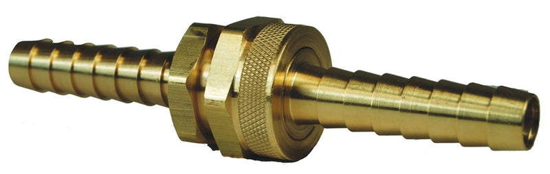 5951010K by Dixon Valve | Long Shank Fitting | Complete Coupling | 5/8" Hose ID | 3/4" Male GHT x 3/4" Female GHT | Brass