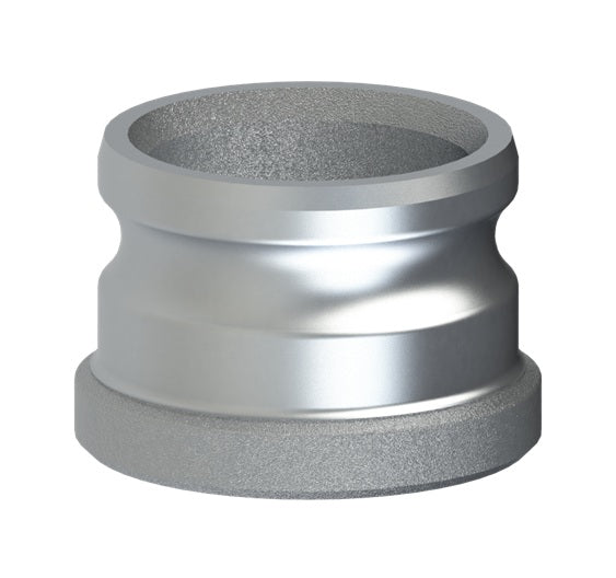 60604005B (40AWS) by PT-Coupling | Cam & Groove Adapter | Type AWS | 4" Adapter x Socket Weld for Pipe | Aluminum