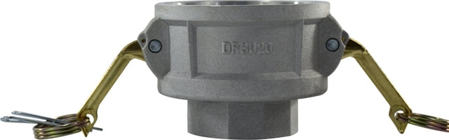 61866 by Midland | Cam and Groove | Type D | Reducer Coupler | 2" Female Coupler x 1-1/2" Female Pipe | Straight | Aluminum